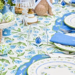 Mrs. Alice Blue Tulip Glasses (Set of 4)< Glasses