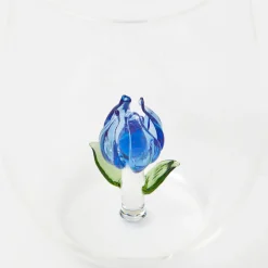 Mrs. Alice Blue Tulip Glasses (Set of 4)< Glasses