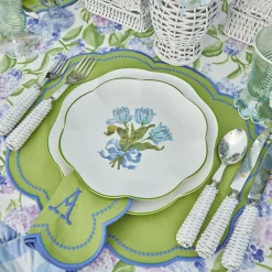 Mrs. Alice Blue Tulip Starter Plate< Summer Crockery | Starter Plates