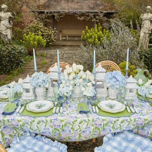 Mrs. Alice Blue Tulip Starter Plate< Summer Crockery | Starter Plates