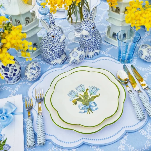 Mrs. Alice Blue Tulip Starter Plate< Summer Crockery | Starter Plates