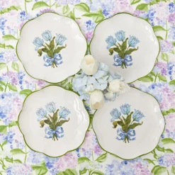 Mrs. Alice Blue Tulip Starter Plate< Summer Crockery | Starter Plates