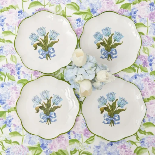 Mrs. Alice Blue Tulip Starter Plate< Summer Crockery | Starter Plates