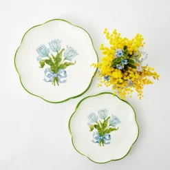 Mrs. Alice Blue Tulip Starter Plate< Summer Crockery | Starter Plates