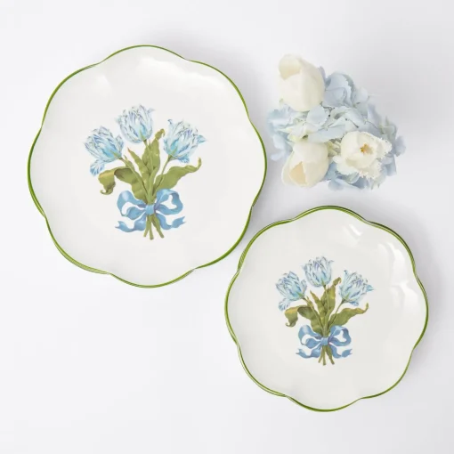 Mrs. Alice Blue Tulip Starter Plate< Summer Crockery | Starter Plates