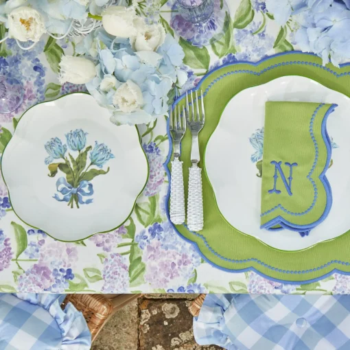 Mrs. Alice Blue Tulip Starter Plate< Summer Crockery | Starter Plates