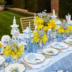 Mrs. Alice Blue Tulip Starter Plates (Set of 4)< Summer Crockery | Starter Plates