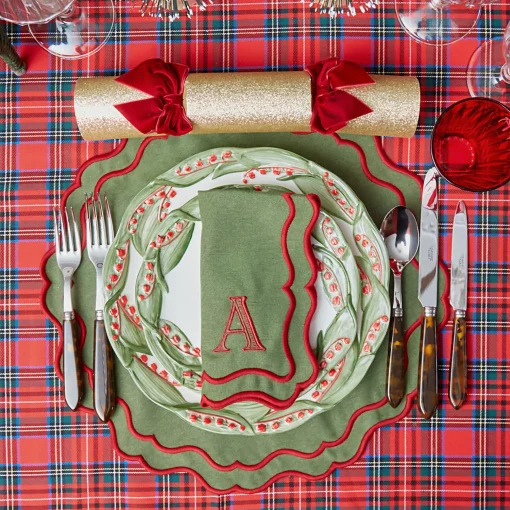 Mrs. Alice Bonnie Tartan Tablecloth< Tablecloths