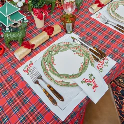 Mrs. Alice Bonnie Tartan Tablecloth< Tablecloths