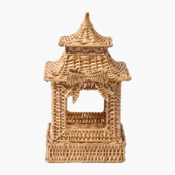 Mrs. Alice Bow Rattan Pagoda Lantern< Spring Decorations | Pagodas & Lanterns