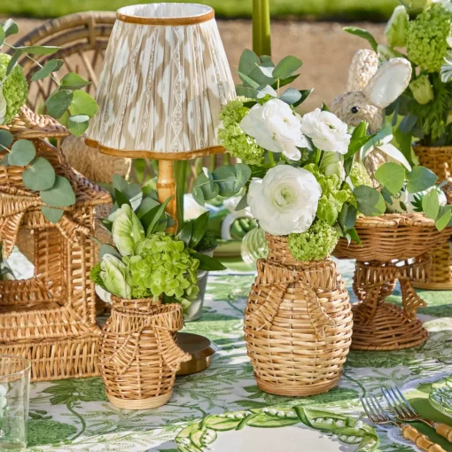 Mrs. Alice Bow Rattan Pagoda Lantern< Spring Decorations | Pagodas & Lanterns
