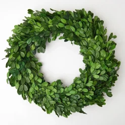 Mrs. Alice Boxwood Wreath (Large)< Christmas Decorations