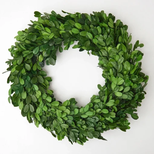 Mrs. Alice Boxwood Wreath (Large)< Christmas Decorations