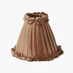 Mrs. Alice Brown Frilled Silk Lampshade (18cm)< Lampshades