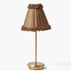 Mrs. Alice Brown Frilled Silk Lampshade (18cm)< Lampshades