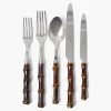 Mrs. Alice Burnt Bamboo Cutlery (5 Piece)< Cutlery Sets