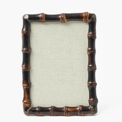 Mrs. Alice Burnt Bamboo Photo Frames (Set of 2)< For Her | For The Homemaker