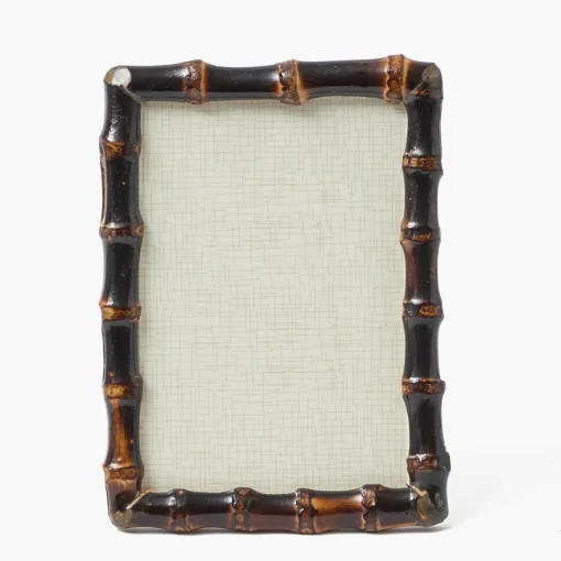 Mrs. Alice Burnt Bamboo Photo Frames (Set of 2)< For Her | For The Homemaker