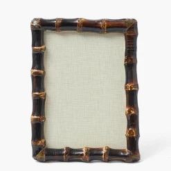 Mrs. Alice Burnt Bamboo Photo Frames (Set of 2)< For Her | For The Homemaker
