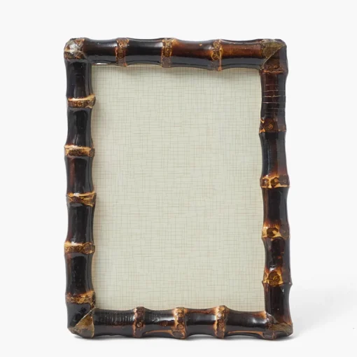 Mrs. Alice Burnt Bamboo Photo Frames (Set of 2)< For Her | For The Homemaker