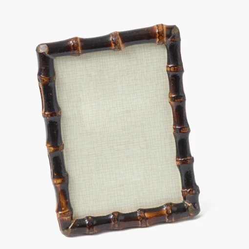 Mrs. Alice Burnt Bamboo Photo Frames (Set of 2)< For Her | For The Homemaker