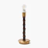Mrs. Alice Burnt Bamboo Rechargeable Lamp< Rechargeable Table Lamps | Summer Lighting