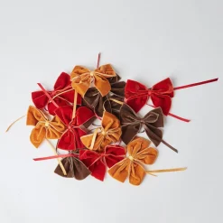 Mrs. Alice Burnt Orange Napkin Bows (Set of 4)< Napkin Rings & Bows