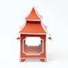Mrs. Alice Burnt Orange Pagoda Lantern< Year-round Decorations | Autumn Decorations