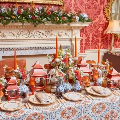 Mrs. Alice Burnt Orange Pagoda Lantern< Year-round Decorations | Autumn Decorations