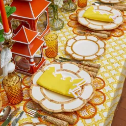 Mrs. Alice Burnt Orange Pagoda Lantern< Year-round Decorations | Autumn Decorations