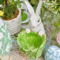 Mrs. Alice Cabbage Bunny Bowl (Pair)< Spring Decorations