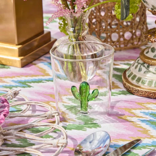 Mrs. Alice Cactus Glasses (Set of 4)< Summer Glassware | Glasses