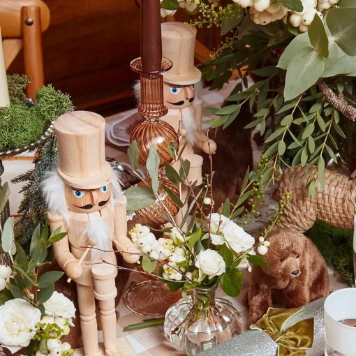 Mrs. Alice Camille Chestnut Candle Holders (Pair)< Candle Holders