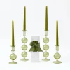 Mrs. Alice Camille Olive Candle Set (Apple Green)< Candles | Candlescapes