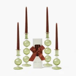 Mrs. Alice Camille Olive Candle Set (Chocolate)< Candles | Candlescapes