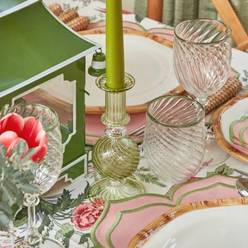 Mrs. Alice Camille Olive Candle Set (Apple Green)< Candles | Candlescapes