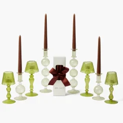 Mrs. Alice Camille Olive Candlescape (Chocolate)< Candles | Candlescapes