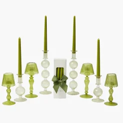Mrs. Alice Camille Olive Candlescape (Apple Green)< Candles | Candlescapes