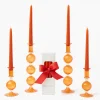 Mrs. Alice Camille Orange Candle Set< Candles | Candlescapes
