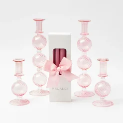 Mrs. Alice Camille Peony Candle Set< Summer Candleware | Candles