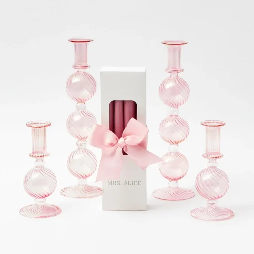 Mrs. Alice Camille Peony Candle Set< Summer Candleware | Candles