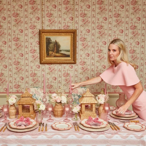 Mrs. Alice Camille Peony Candle Set< Summer Candleware | Candles