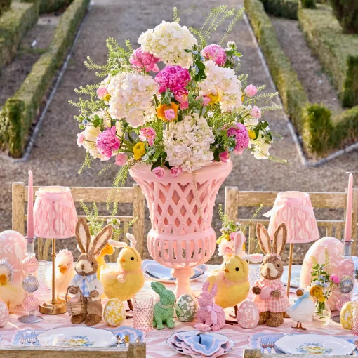 Mrs. Alice Camille Pink & Blue Candlescape< Candles | Candlescapes