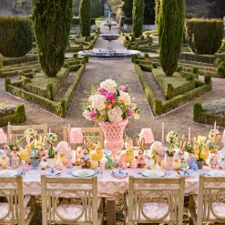 Mrs. Alice Camille Pink & Blue Candle Set< Candles | Candlescapes