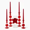Mrs. Alice Camille Red Candle Set< Candles | Candlescapes