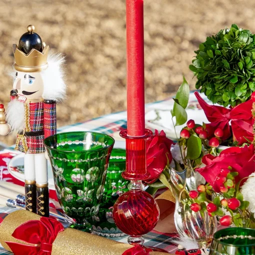 Mrs. Alice Camille Red Candle Set< Candles | Candlescapes