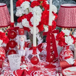 Mrs. Alice Camille Red Candle Set< Candles | Candlescapes