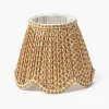 Mrs. Alice Caramel Lotus Deep Scalloped Lampshade (18cm)< Summer Lighting | Lampshades