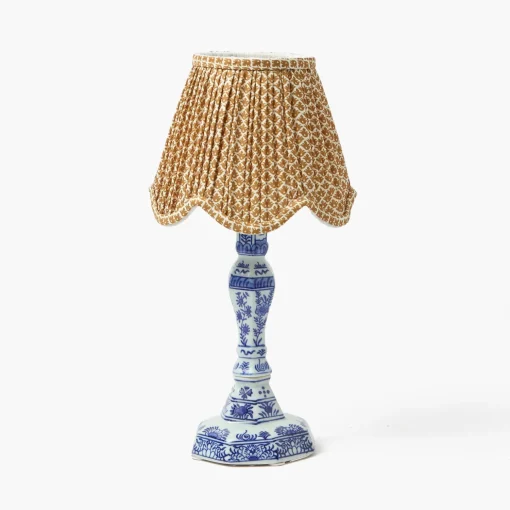 Mrs. Alice Caramel Lotus Deep Scalloped Lampshade (18cm)< Summer Lighting | Lampshades