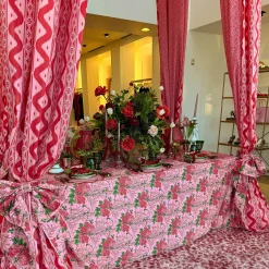 Mrs. Alice Carolina Pink Placemats & Napkins (Set of 4)< Table Linen Sets | Mrs. Alice Monogram